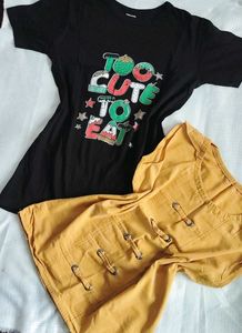 2- Set Cute Graphic Tees-Bundle 🤩