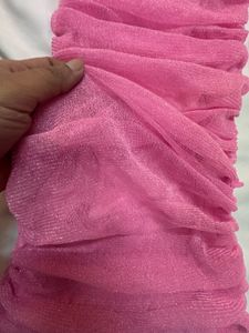 Pink Ruched Mini Dress