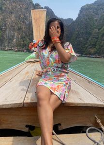 Floral Print Mini Dress