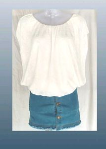 Women's White Off-Shoulder Top