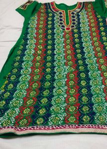 fulkari top and dupatta