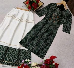 Kurti Set With Sharara(Xxl)