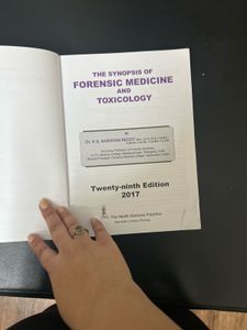 Synopsis Of Forensic And Toxicology