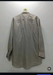 Men's Striped Button-Up Shirt