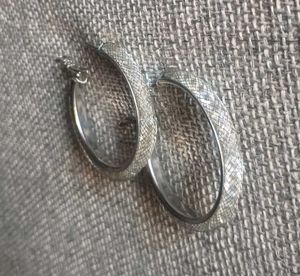 Textured Hoop Earrings