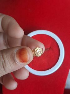 Gold Ring with Star Design for kids