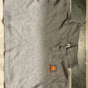 Grey Teddy Bear Polo Shirt