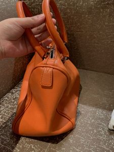Vintage Orange Furla Handbag