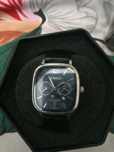 Casio Square Dial Watch with original metal box