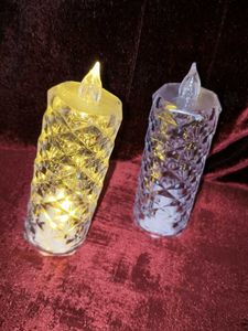 Battery diamond candles