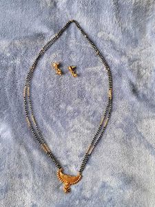 Traditional Mangalsutra with Earrings