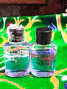 pack of 2 Plum Color Affair Acetone-Free Nail Poli
