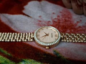 Guess Rose Gold Crystal Watch