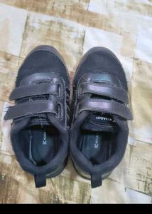 Khadim Black Velcro Shoes