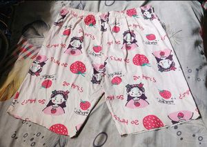Cute Strawberry  Pajama cutting Shorts