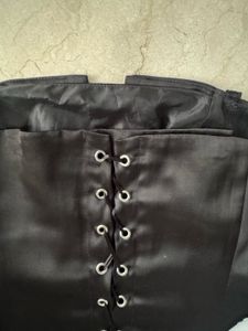 Black Strapless Beaded Corset