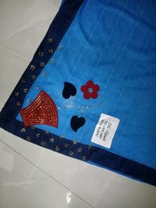 New Saaree with unstiched blouse