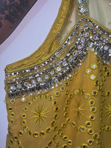 Yellow Embellished Kurta