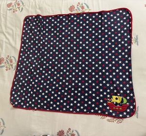 Starry Baby Blanket with Applique
