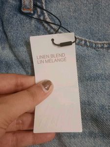 H n M denim skirt