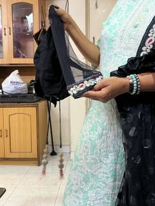 Beautiful Black designer Saree