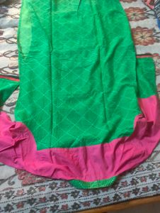 Green &amp; Pink Kurta