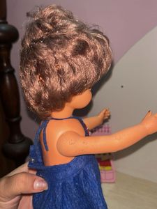Vintage Doll ( stain on the face)