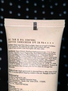 mCaffeine Sun Fix Coffee Sunscreen SPF 50