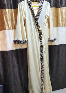 Elegant Cheetah Print Nightgown