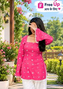 New codi lace kurti for women _S