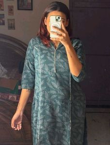 Leaf Print Kurta - Stylish & Comfortable