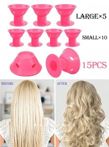 Silicone Hair Rollers - Large & Small Set