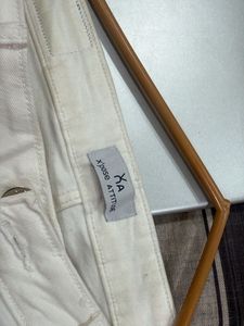 Classic White Denim Jeans