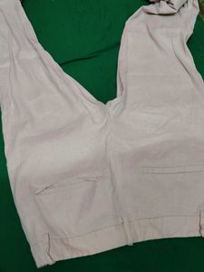 Theory Cream Wide Leg Pants