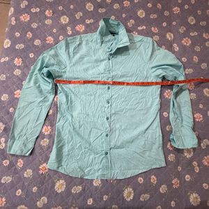 Men's Blue Long-Sleeve Shirt