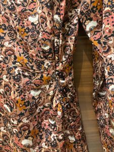 Chic Floral Print Wrap Dress