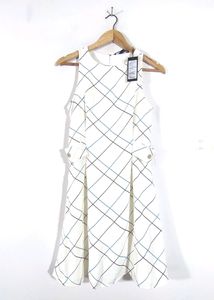 Cream Checks Dress (Women's)