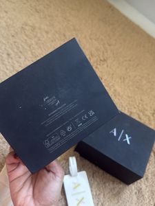 armani exchange empty watch box