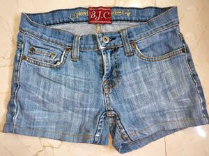 Denim shorts