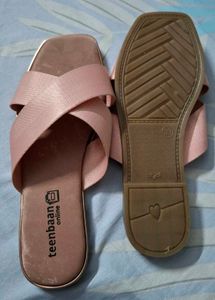 Chic Pink Slide Sandals