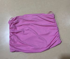 Pink Ruched Top