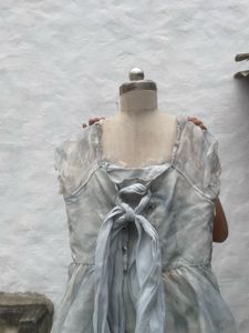 Sheer Ruffle Dress