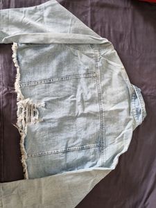 Denim Distressed Jacket
