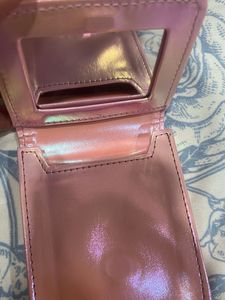 Iridescent Pink Bi-Fold Wallet