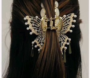 Sparkling Angel Wing Hair Claw Clip