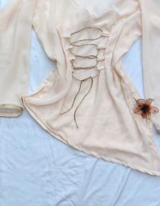 Y2k corset asymmetrical kurti🫶