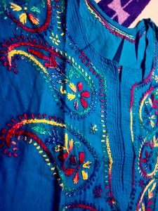 Pure Cotton Lakhnavi Kurta