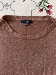 Sparkly Rose Gold Sweater