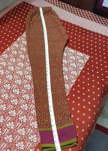 silk 3piece pant suit with dupatta