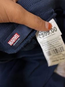 Navy Blue Cargo Joggers